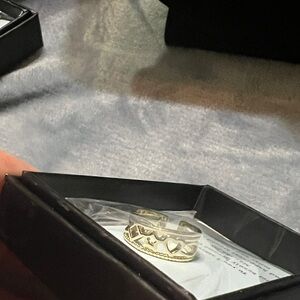 Elegant Gold Tone Star Heart Toe Ring